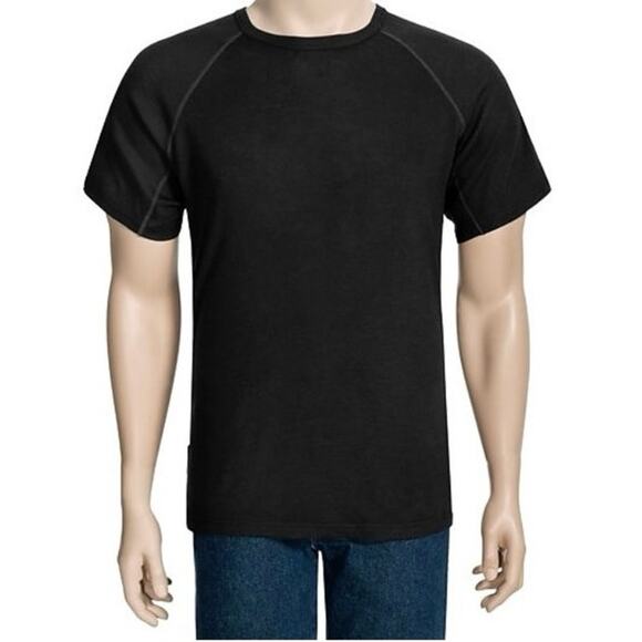 Mens Icebreaker Skin 200 Crewneck Tshirt Black Size XL EUC! - Picture 1 of 4